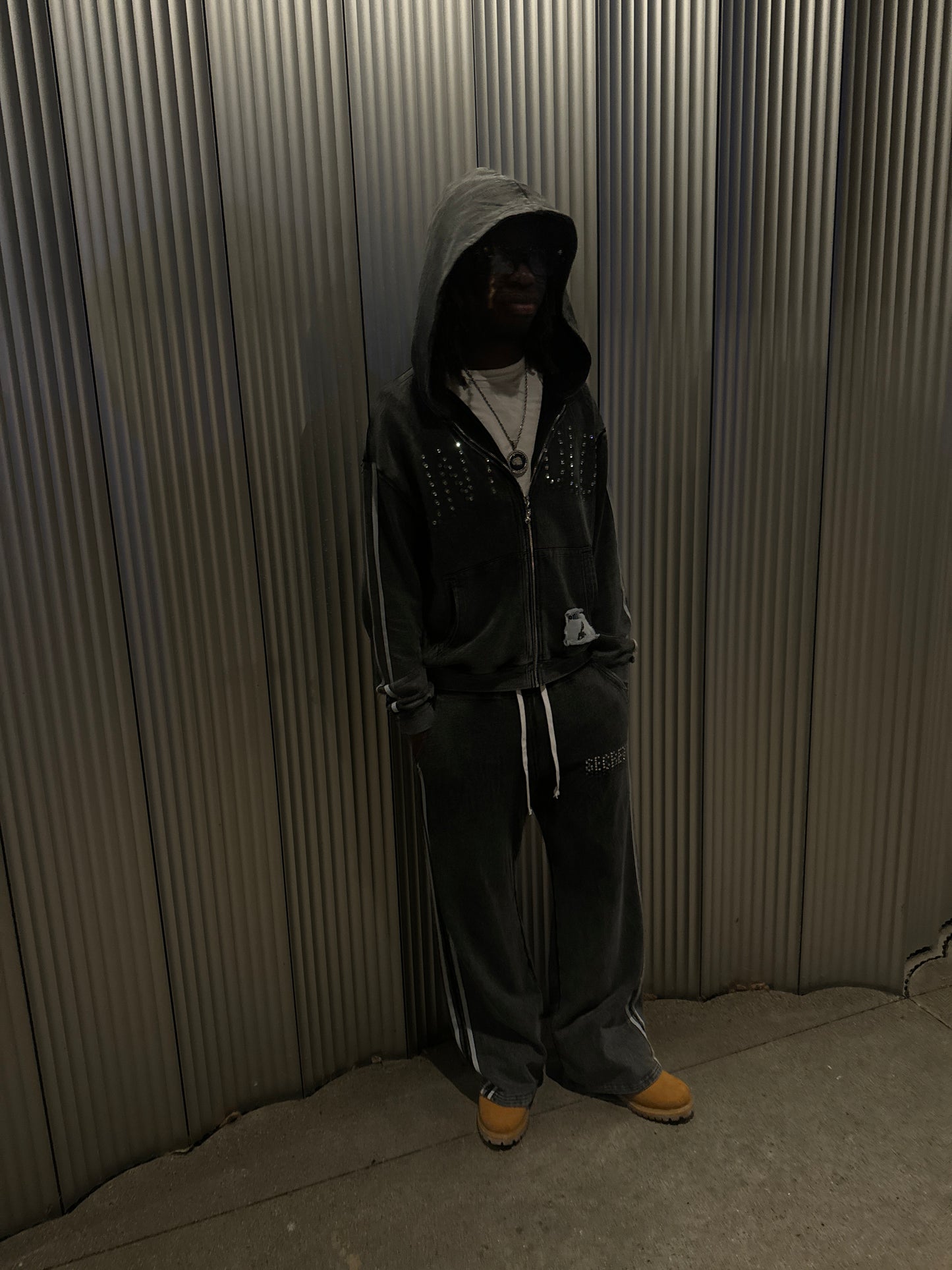 Untold Rhinestone Sweatsuit
